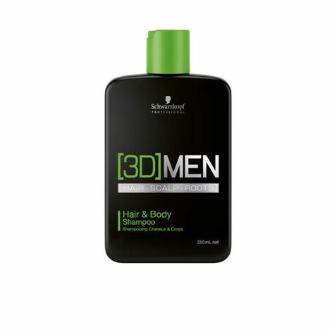 Schwarzkopf Professional 3D Men, Juuste- ja Kehašampoon Meestele